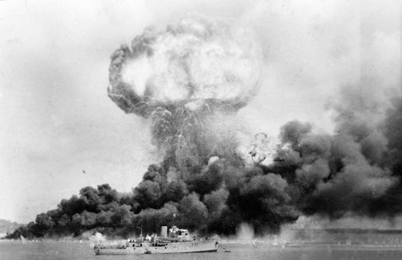 Which Australian town or city was the target of the largest Japanese air raid on Australia during World War II?